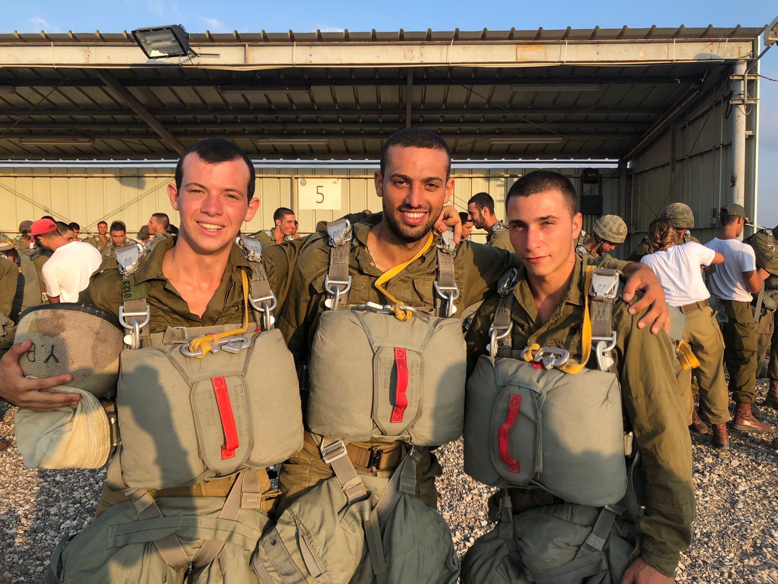 Yuval Beit Yosef is soldier on the left